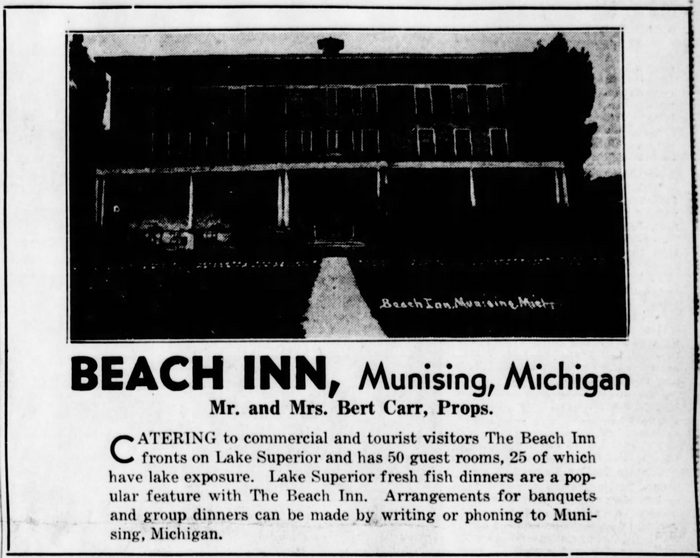 Beach Inn - May 1936 Ad (newer photo)